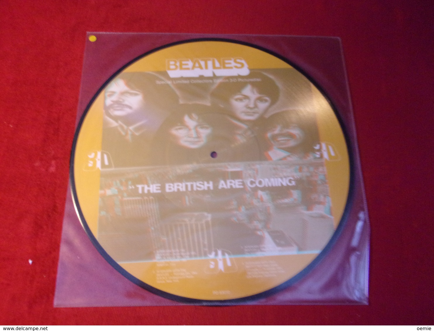 THE BEATLES  °  THE BRITISH ARE COMING    SPECIAL LIMITED COLLECTORS EDITION 3 D PICTUREDISC COULEUR MASTIC - Other - English Music