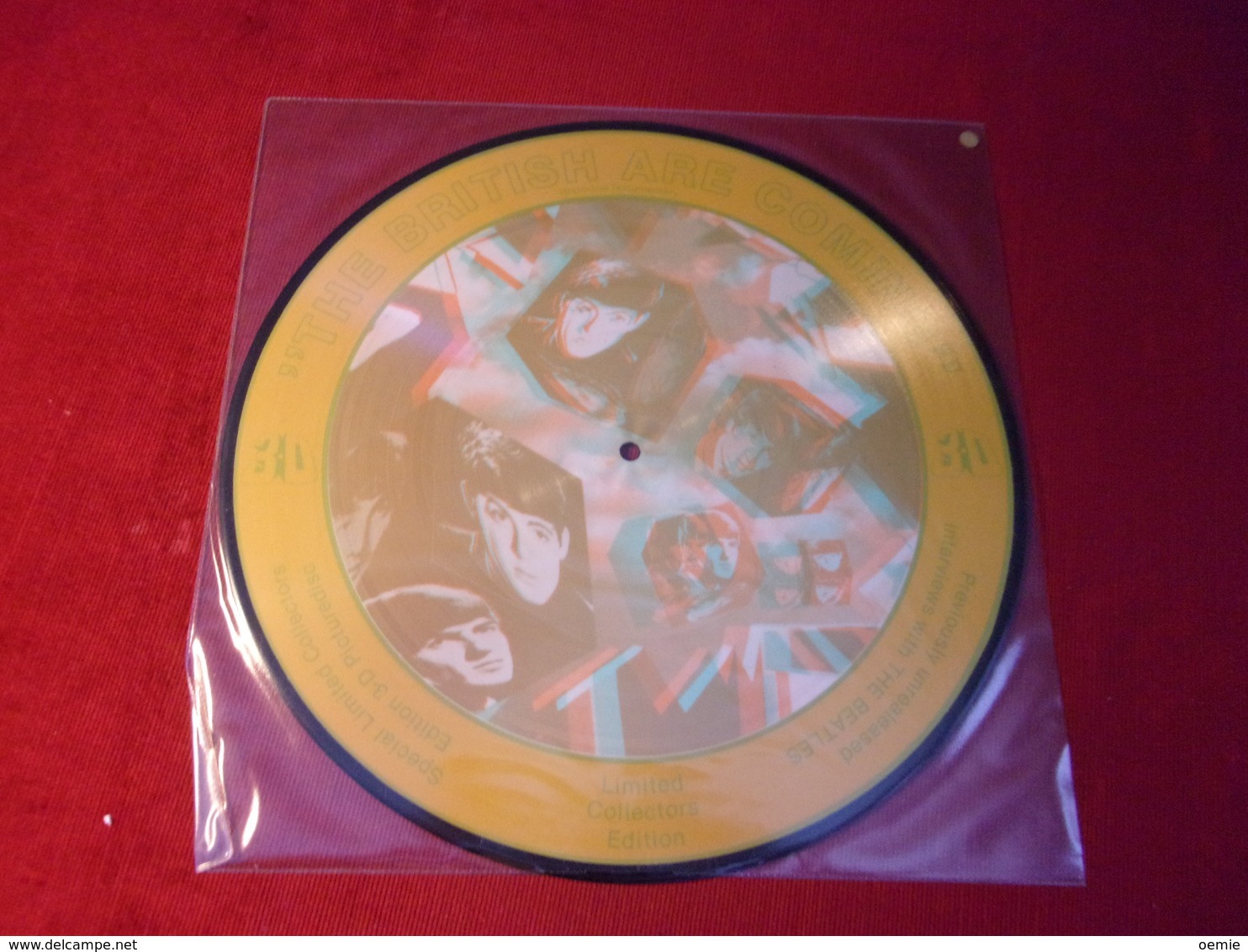 THE BEATLES  °  THE BRITISH ARE COMING    SPECIAL LIMITED COLLECTORS EDITION 3 D PICTUREDISC COULEUR MASTIC - Other - English Music