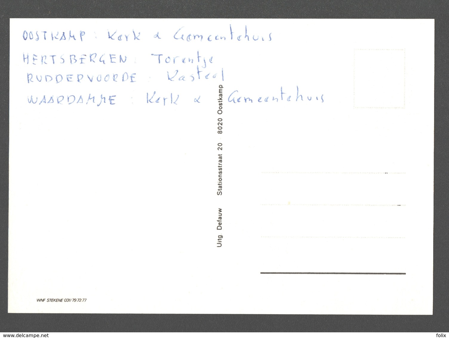 Oostkamp - Groeten Uit Oostkamp - Hertsbergen / Ruddervoorde / Waardamme - Multiview - Beernem