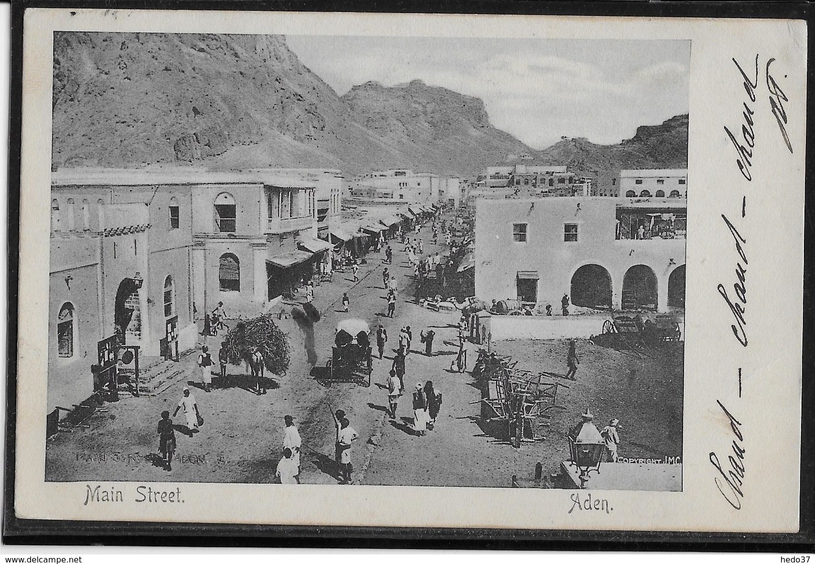 Yemen - Aden - Main Street - Hotel De L'Europe - Benghiat & Son - Yémen