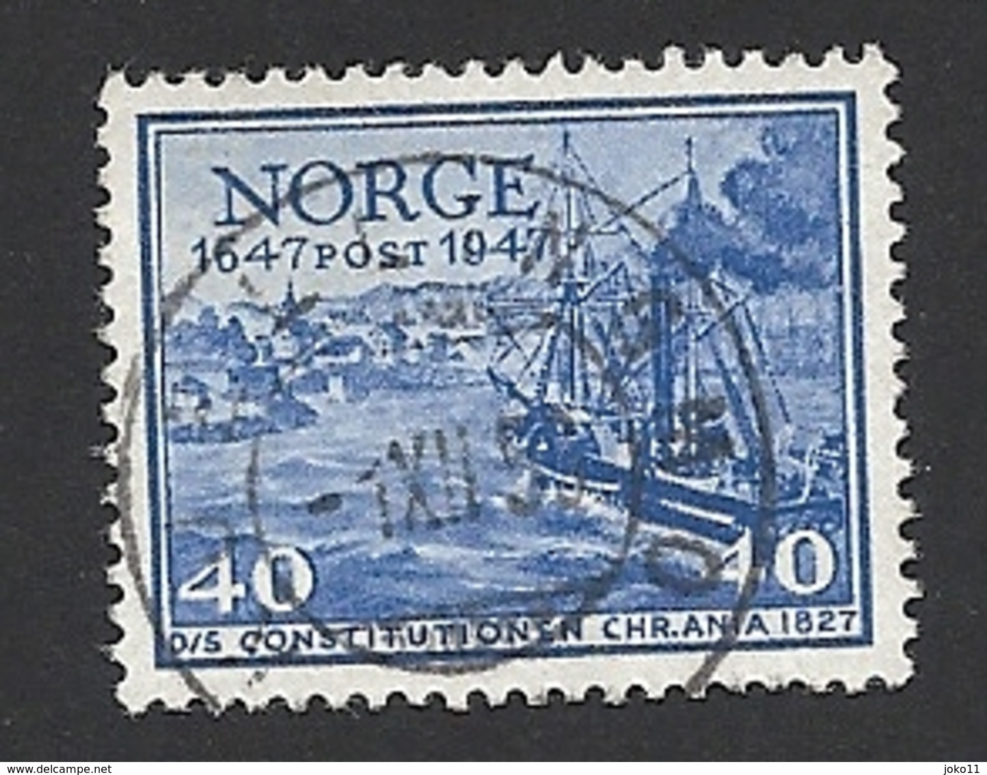 Norwegen, 1947, Mi.-Nr. 328, Gestempelt - Gebraucht
