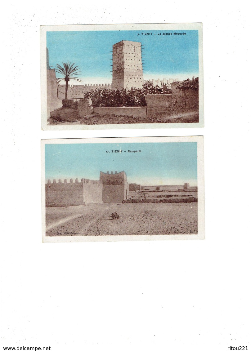 Cpa - Maroc - TIZNIT - 1934 - Remparts - La Grande Mosquée - N° 17 - 3 Fouyssat - Autres & Non Classés