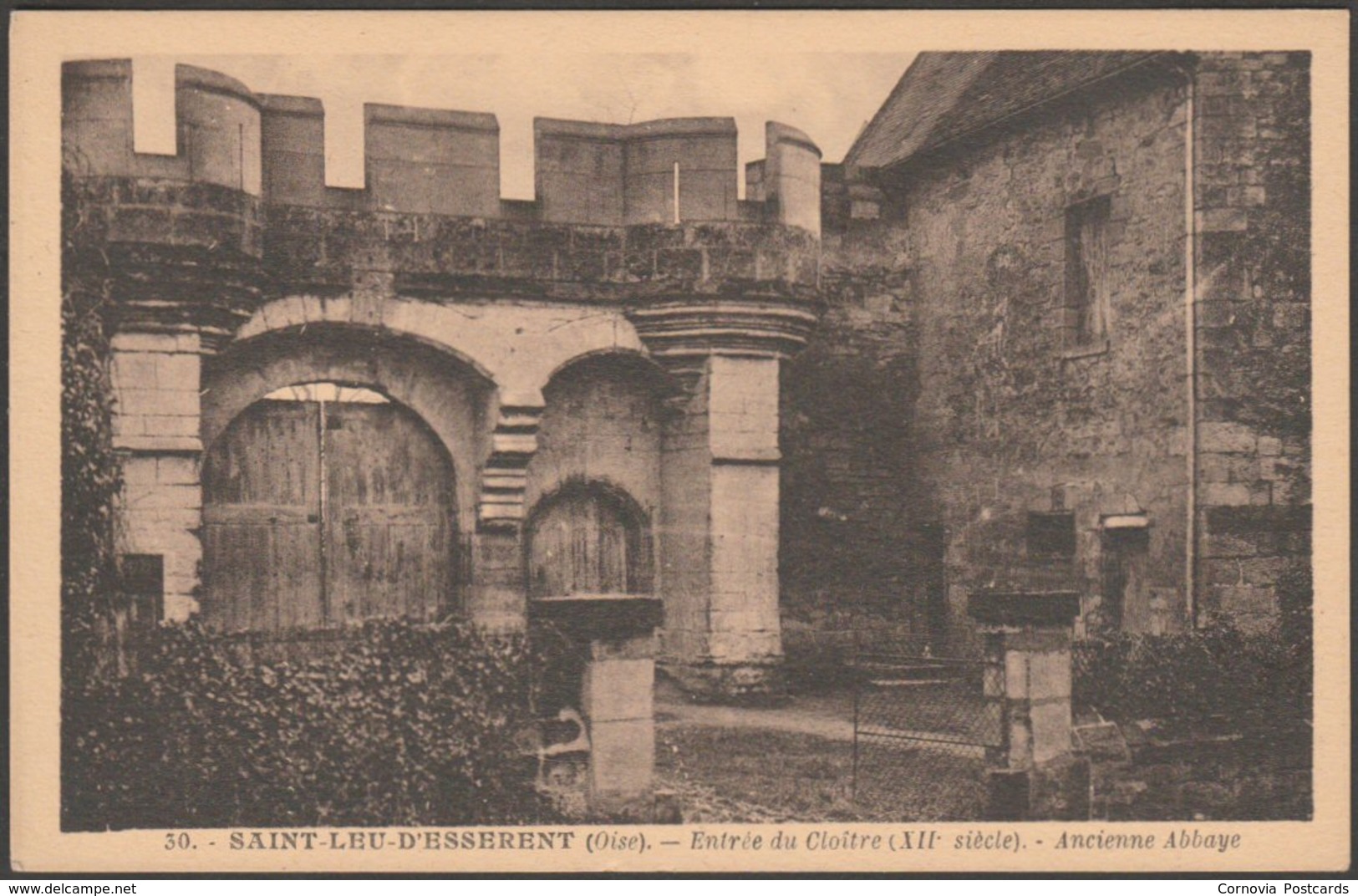 Entrée Du Cloître, Saint-Leu-d'Esserent, Oise, C.1920s - Photo-Edition CPA - Other & Unclassified