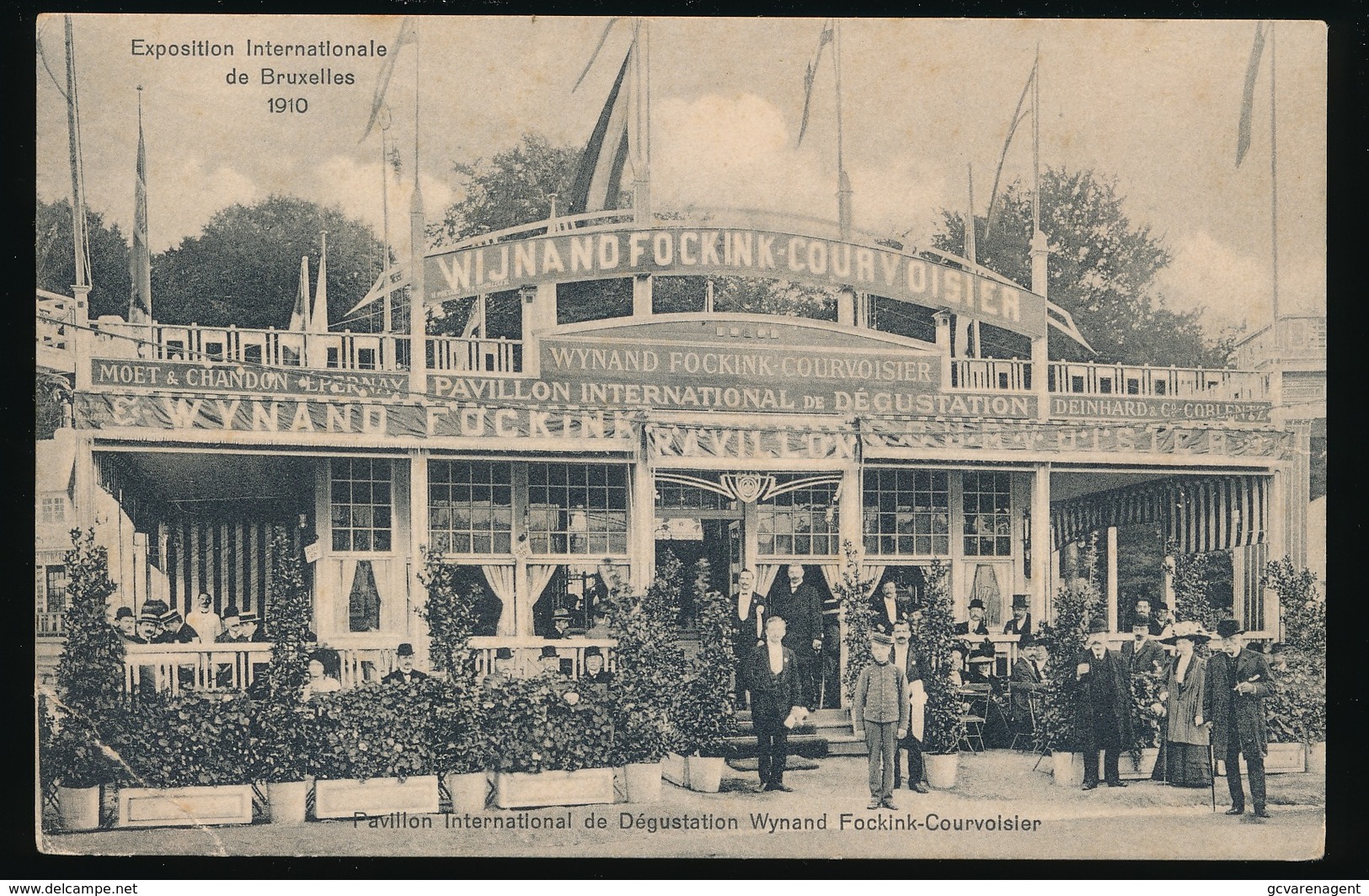 BRUXELLES  PAVILLON INTERNATIONAL DE DEGUSTATION WYNAND FOCKINK - COURVOISER - EXPO 1910 - Exposiciones Universales