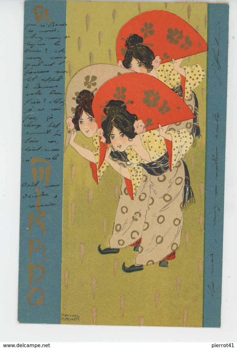 Illustrateur RAPHAEL KIRCHNER - Femmes Asiatiques ART NOUVEAU - MIKADO - Kirchner, Raphael