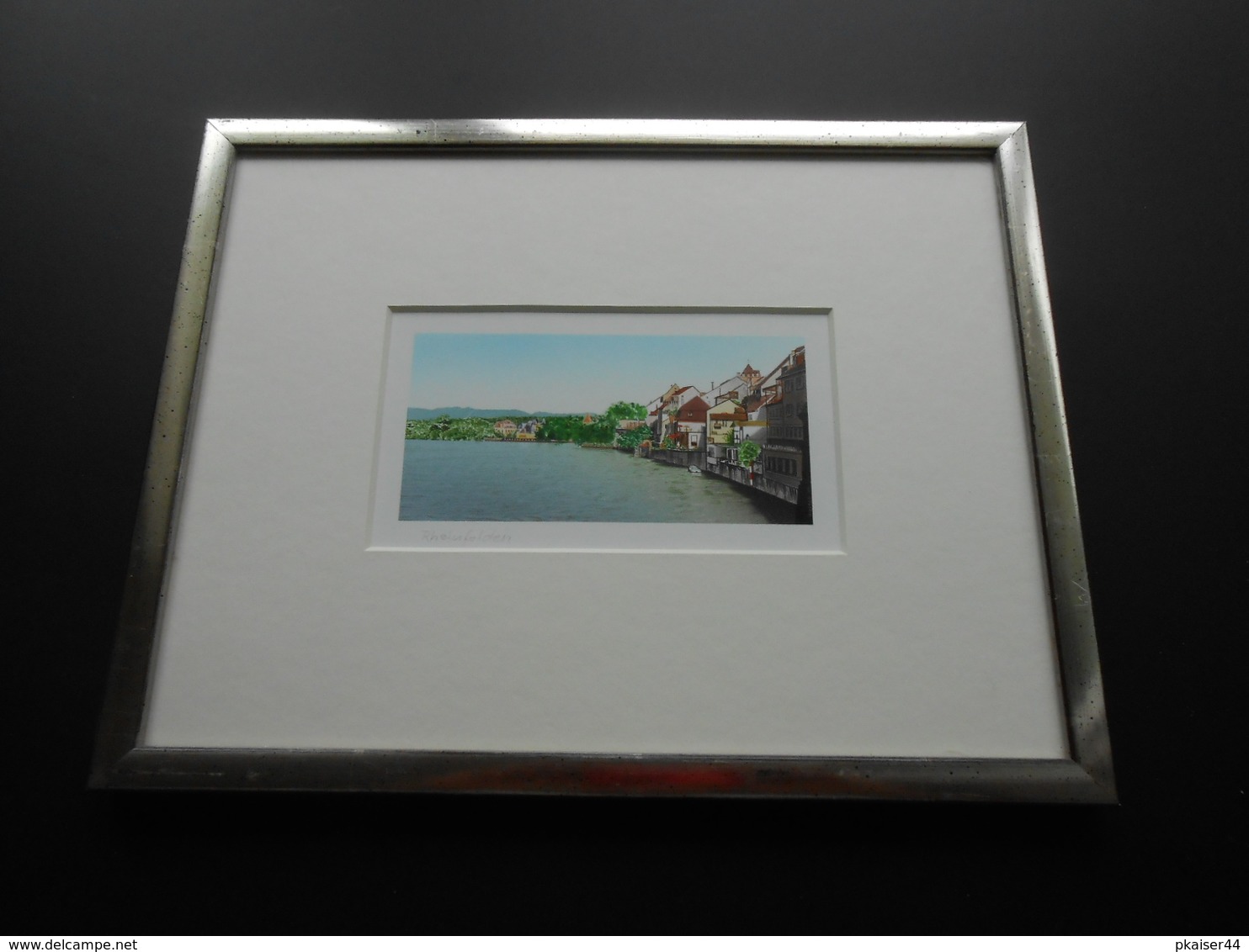 Miniatur Malerei Schweiz "RHEINFELDEN" AG - 930,00 € - (R) - Acryliques