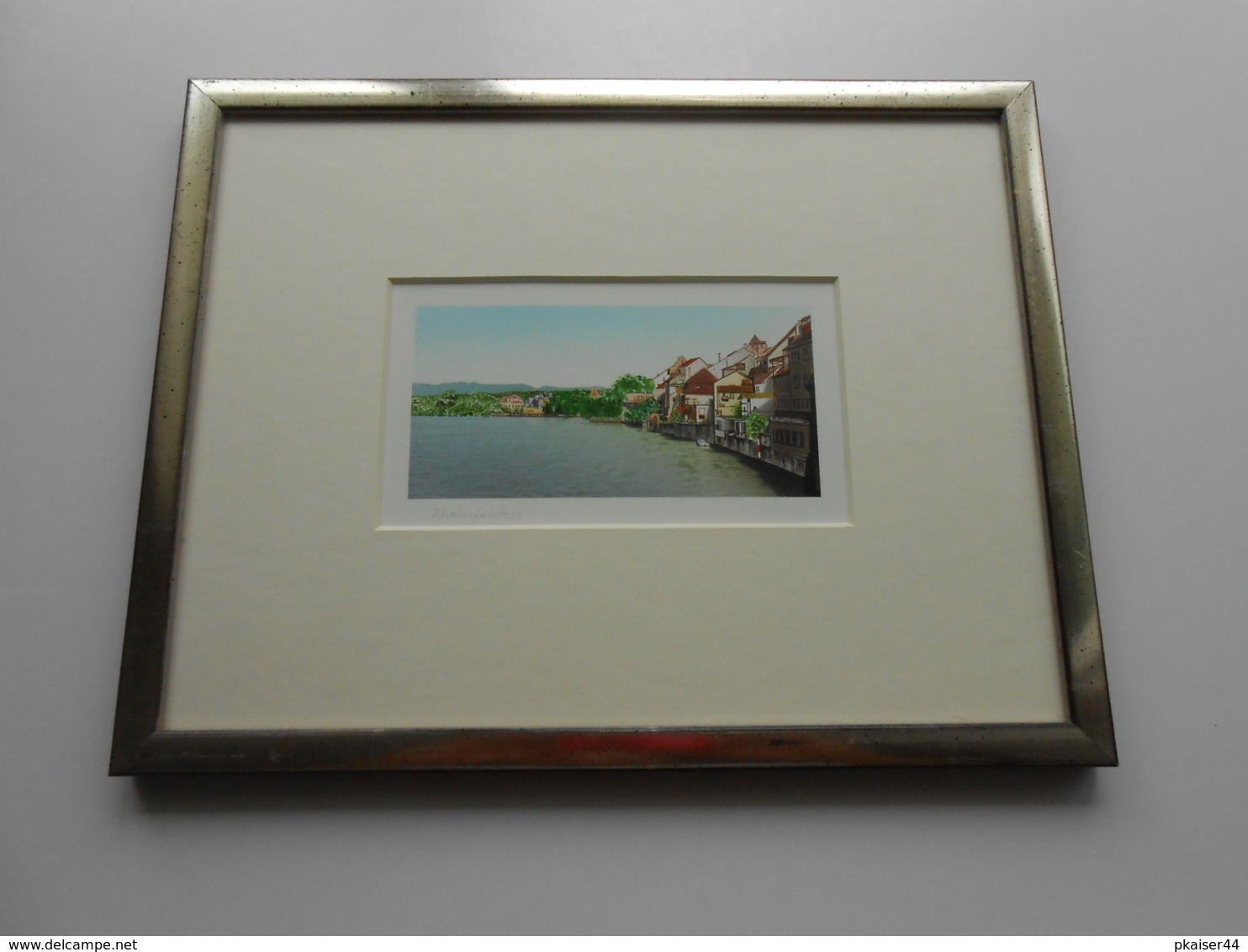 Miniatur Malerei Schweiz "RHEINFELDEN" AG - 930,00 € - (R) - Acryl