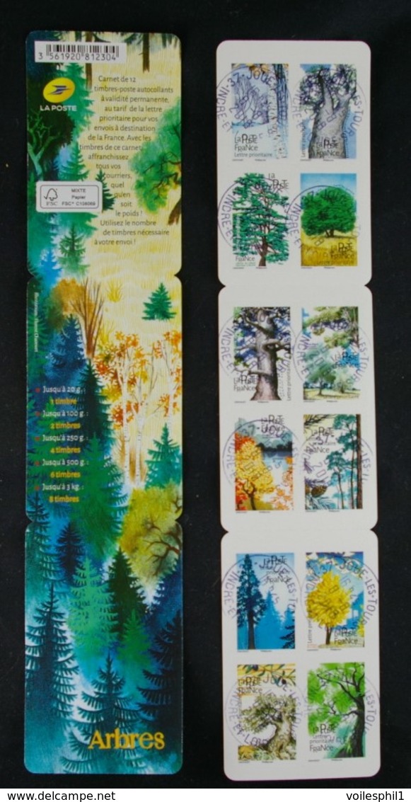 France 2018  " Les Arbres " - Carnet Oblitéré - Used Stamps