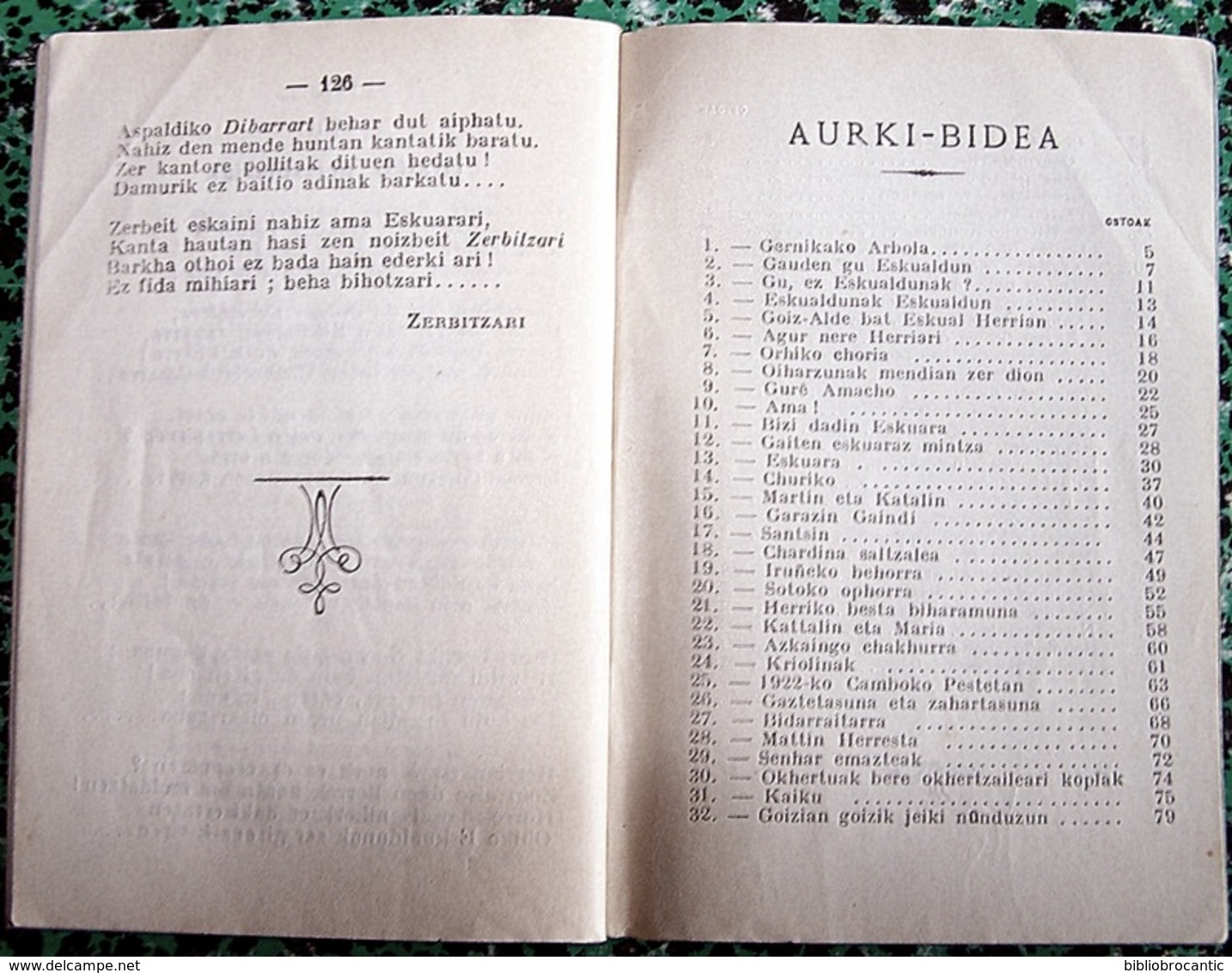 Gernikako Arbola * ESKUALDUN KANTARIAK * E. O. 1922