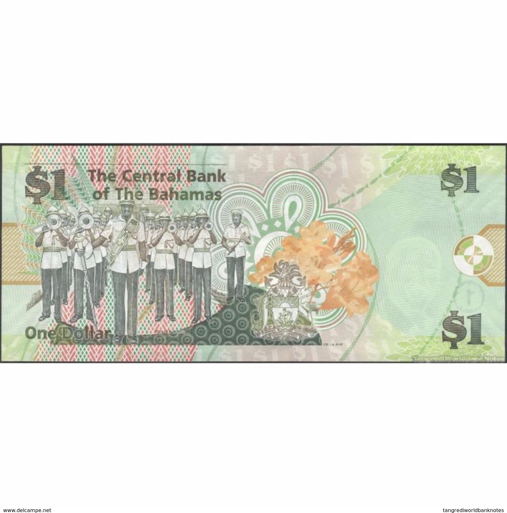 TWN - BAHAMAS 71A - 1 Dollar L.2000 (2015) Prefix AR UNC - Bahamas