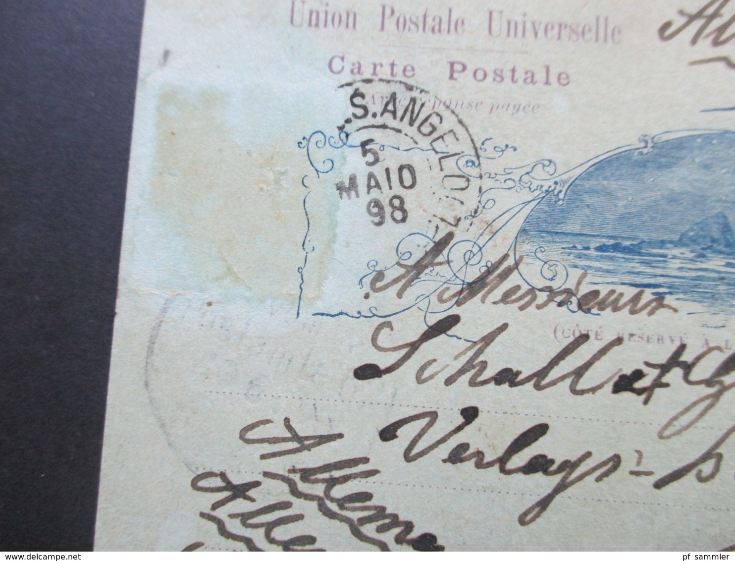 Brasilien 1898 Ganzsache / Fragekarte Nach Berlin / Deutschland. Interessante Karte?! - Storia Postale