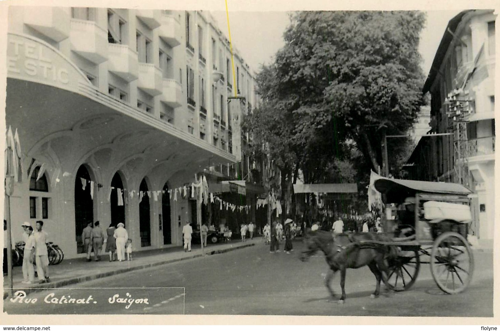 Saigon - Carte Photo - Vietnam Tonkin - Rue CAatinat - Bell Animation - AA53 - Viêt-Nam