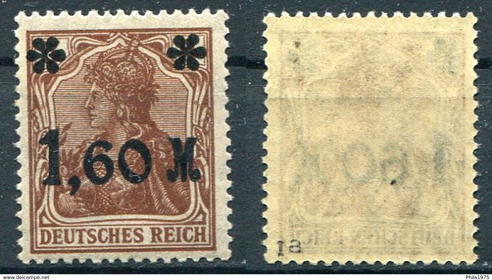 Deutsches Reich Michel-Nr. 154Ia Postfrisch - Geprüft - Ungebraucht
