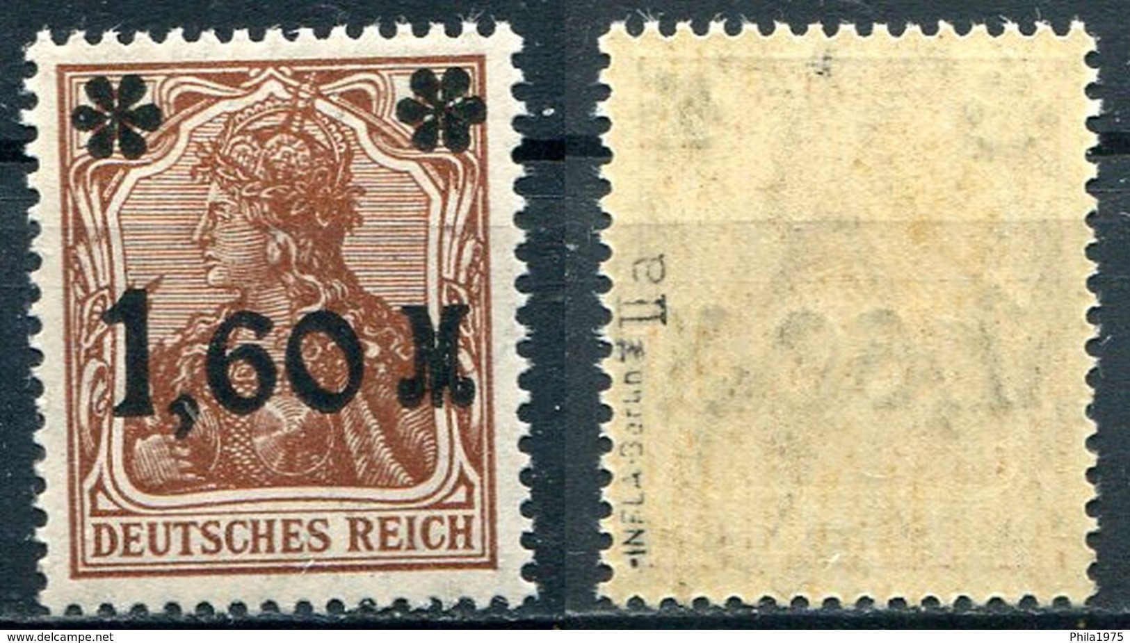 Deutsches Reich Michel-Nr. 154IIa Postfrisch - Geprüft - Ungebraucht