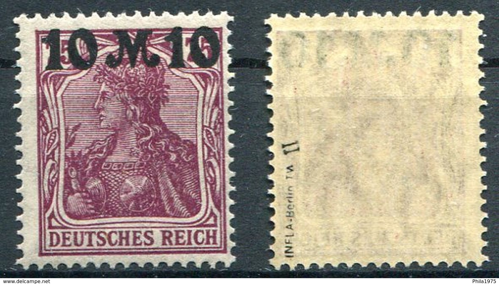 Deutsches Reich Michel-Nr. 157II Postfrisch - Geprüft - Ungebraucht