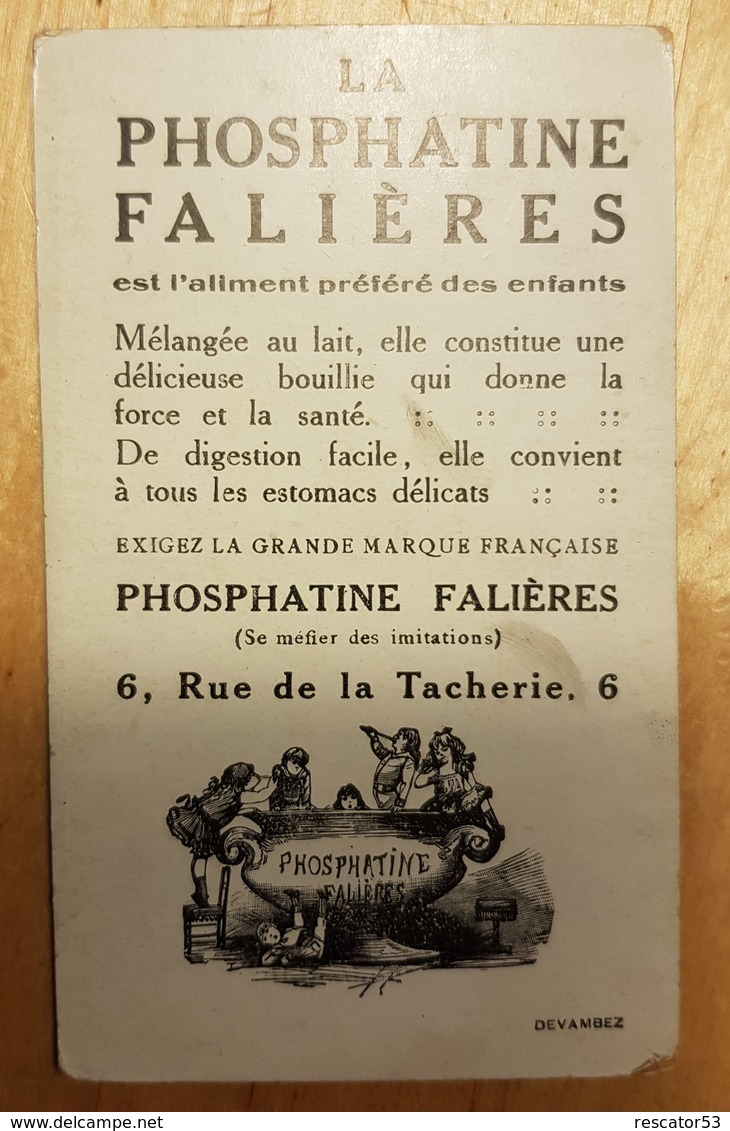 Rare Lot De 8 Chromos La Phosphatine Falières - Other & Unclassified