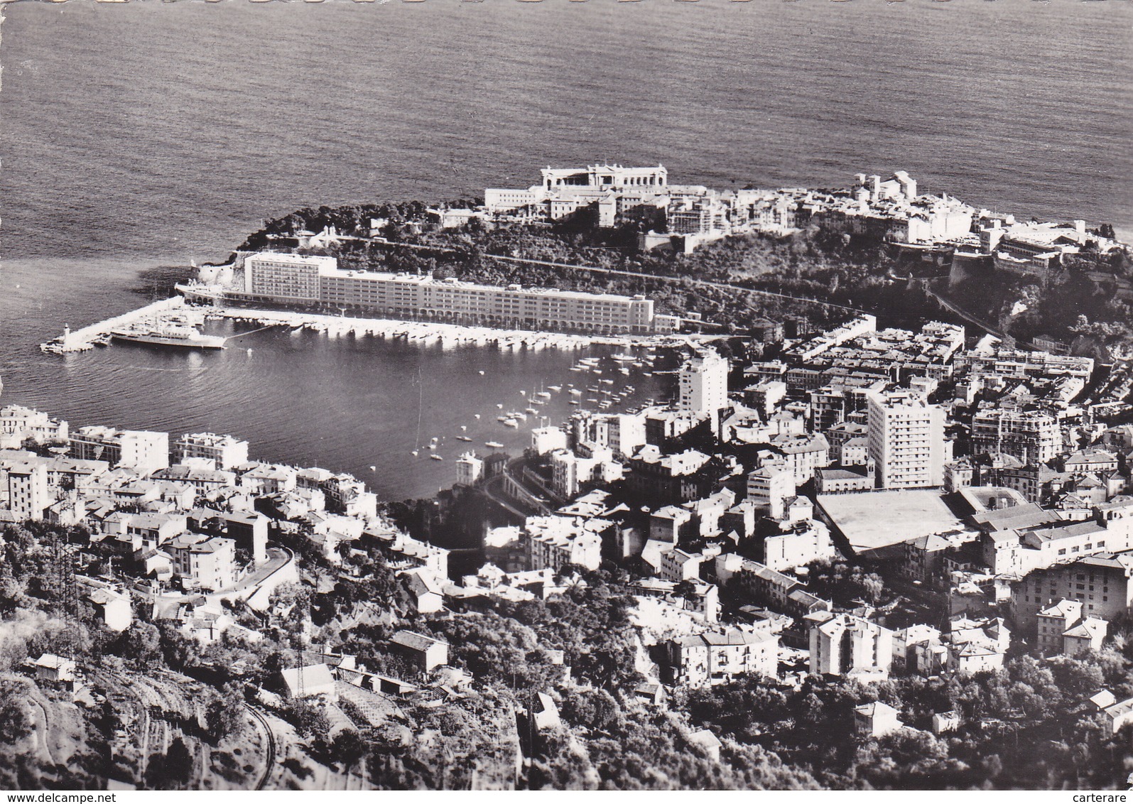 MONACO,CARTE PHOTO AERIENNE SEPT DE NICE - Harbor