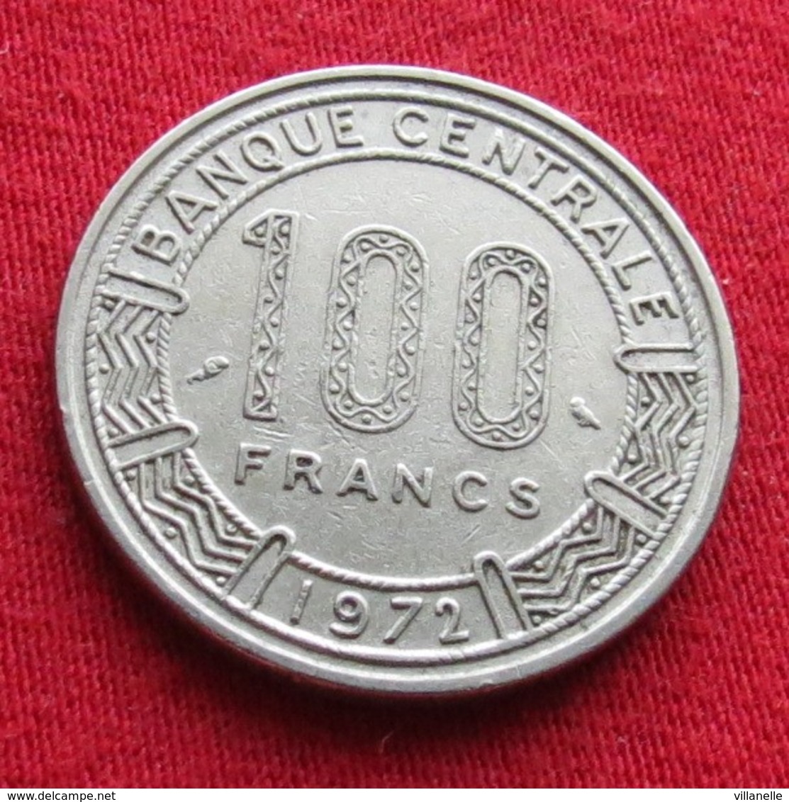 Chad 100 Francs 1972 KM# 2 Tchad Chade - Tchad