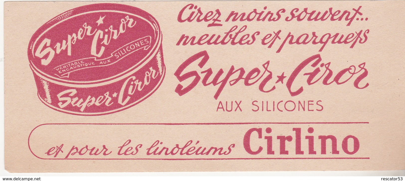 Rare Buvard Super Ciror Aux Silicones - Produits Ménagers