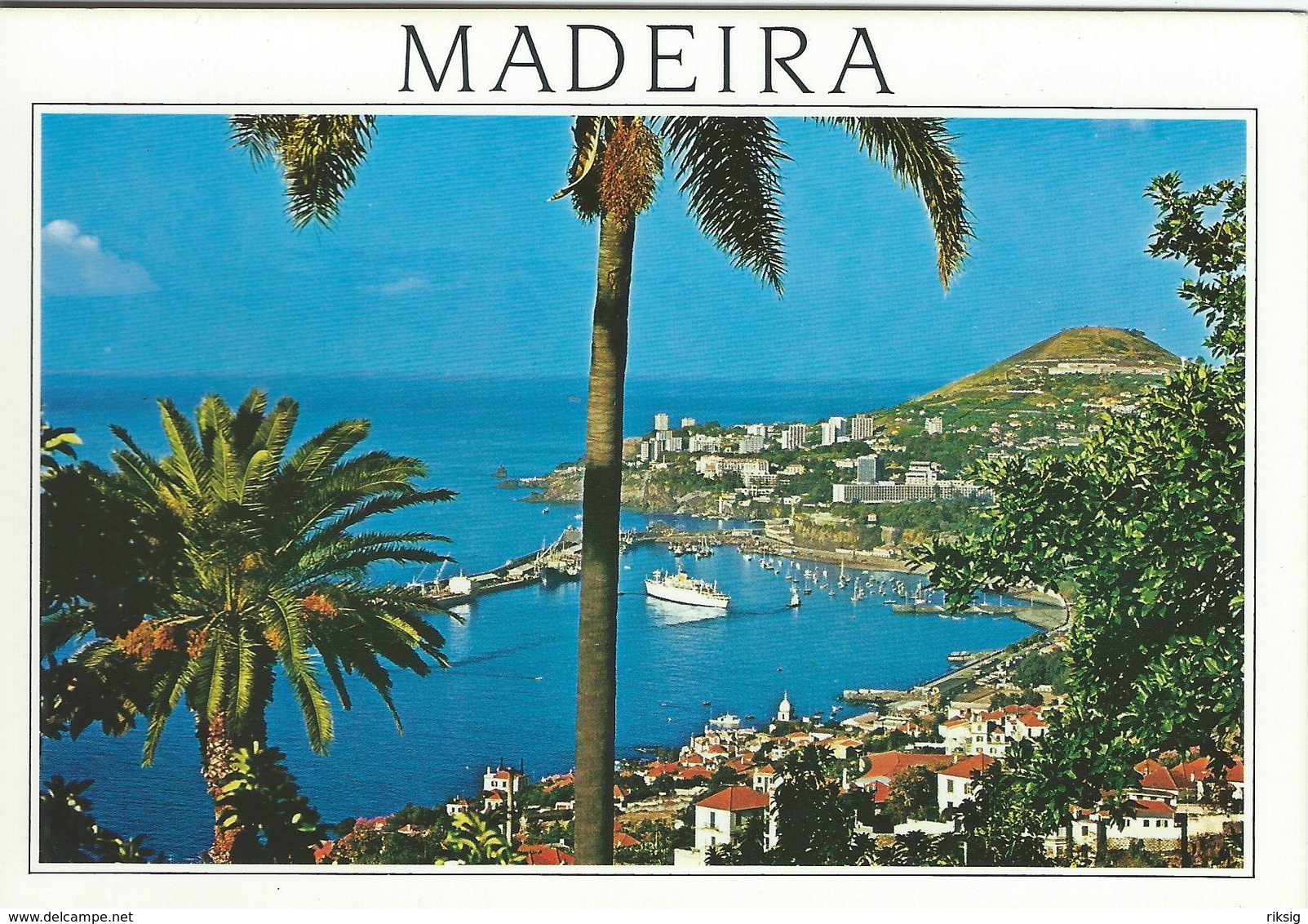 Madeira - Western View  Ferry In Port. # 07801 - Madeira