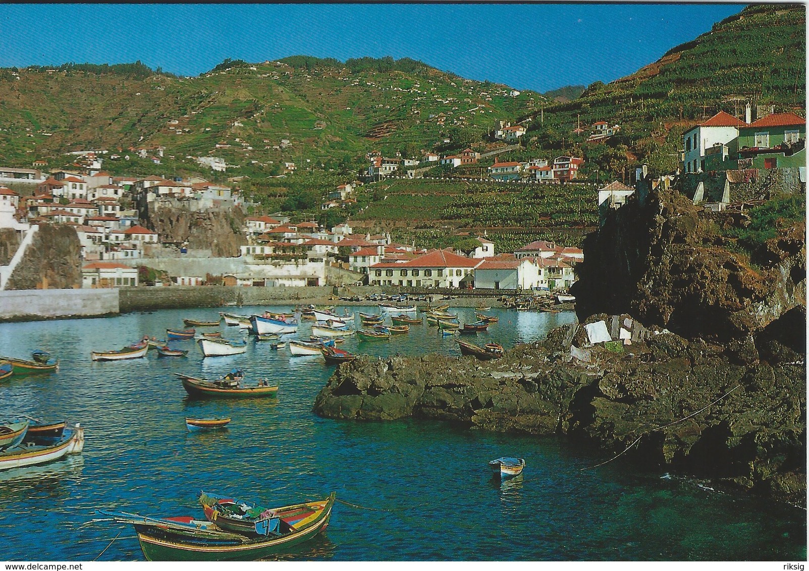 Madeira - Cãmara De Lobos.  Fishing Village     # 07805 - Madeira