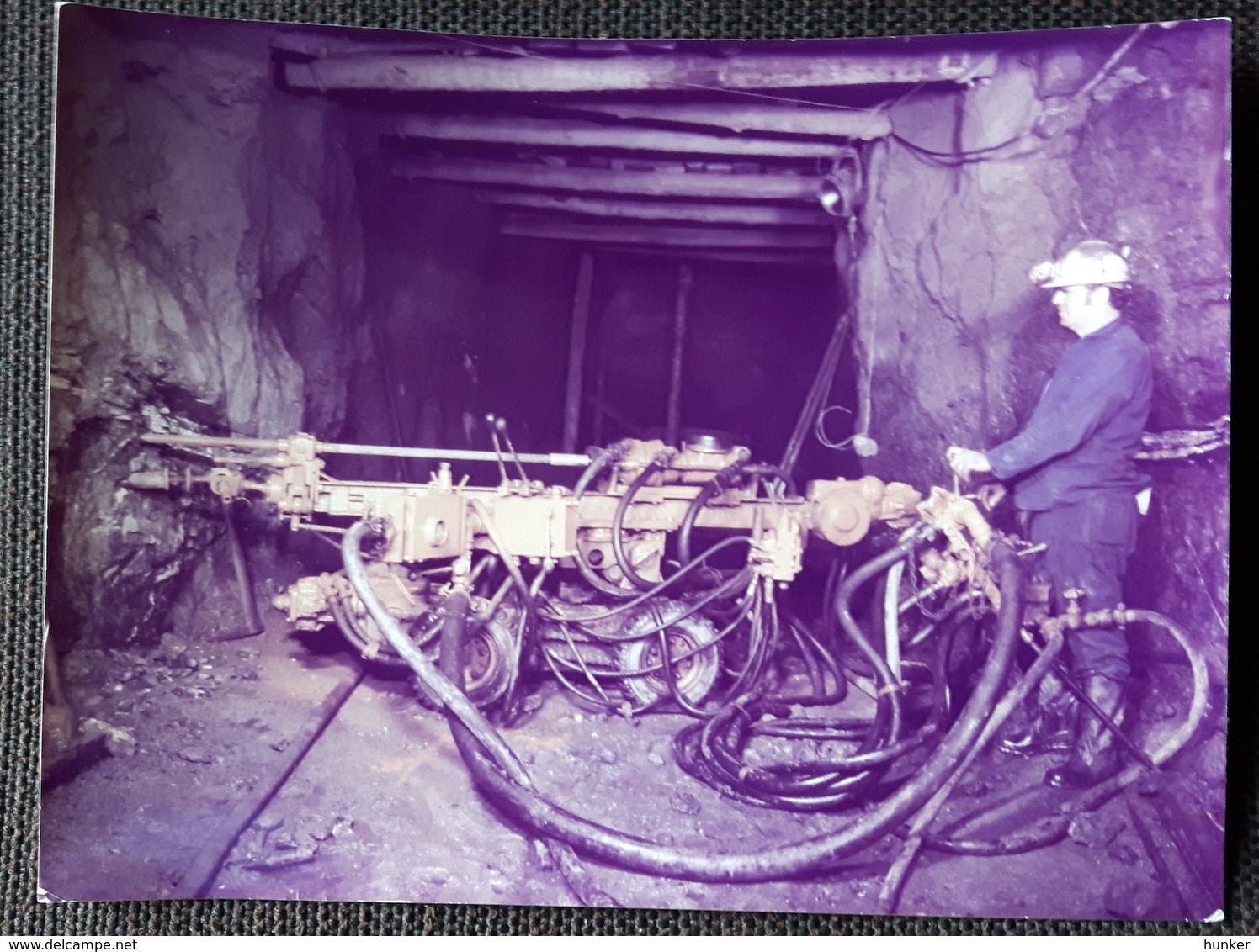 PHOTO MINE MINEURS MINES URANIUM NIEDERSCHLEMA SAXONY ERZEGEBIRGE RDA WISMUT - Other & Unclassified