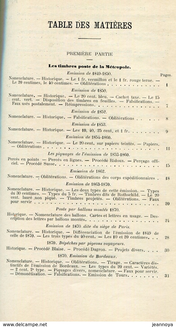 MARCONNET F. - VIGNETTES POSTALES DE FRANCE & COLONIES , 1ére EDIT 1897 DE 432 PAGES + 536 VIGNETTES - RELIÉ - SUP & RRR - Bibliografieën