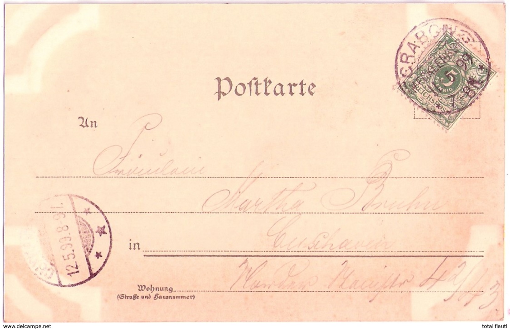 Gruss Aus NEUSTADT GLEWE Color Litho Gesamt Rathaus Technikum Post Schloß Gelaufen Mit Ortsstempel GRABOW 11.5.1899 - Ludwigslust