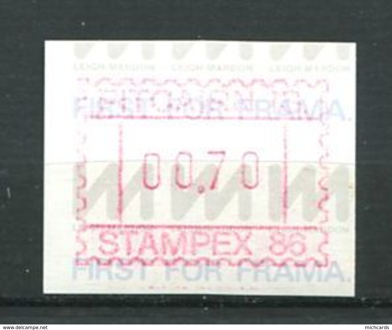 229 PITCAIRN 1986 - Yvert Frama 1 - Distributeur Stampex - Neuf **(MNH) Sans Trace De Charniere - Pitcairn