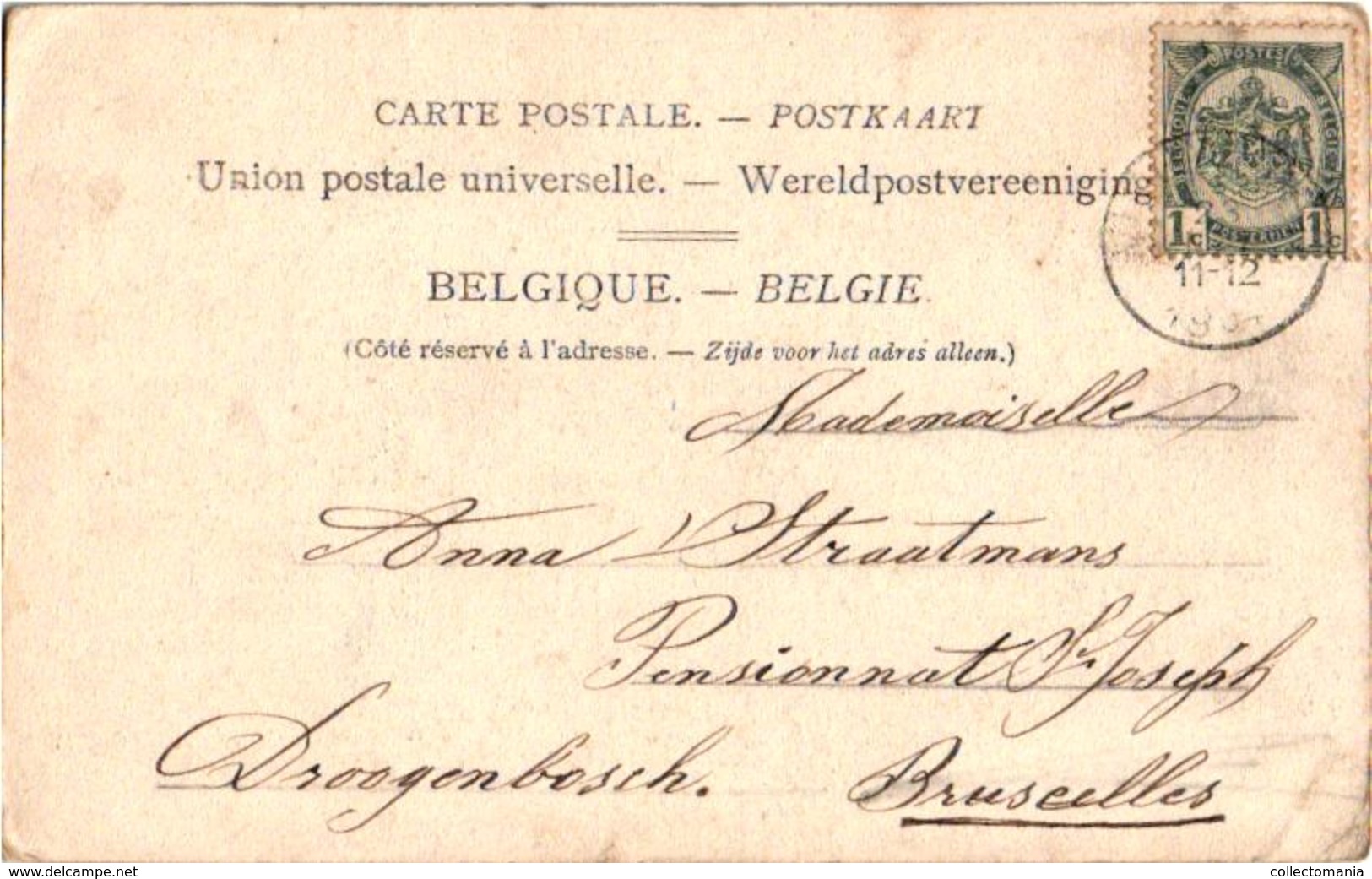 1 Oude  Postkaart   Hove   Villa H.S.   1904   Uitgever  Hermans N°144 - Hove