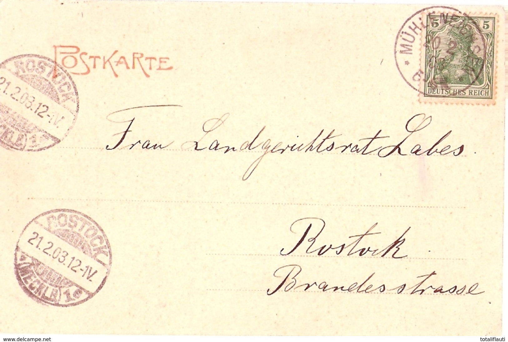 MOLTENOW Gem Alt Meteln Herrenhaus Gartenseite + Front Pferde Kutsche Autograf Besitzer Ortsstempel MÜHLEN EICHSEN 1903 - Schwerin