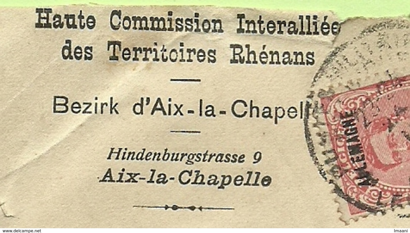 BZ 42+48 Op Brief (Aix-la-Chapelle) Per EXPRES (RARE!!!!!) Stempel POSTES MILITAIRES BELGIQUE 1    (B8680) - OC38/54 Belgische Bezetting In Duitsland