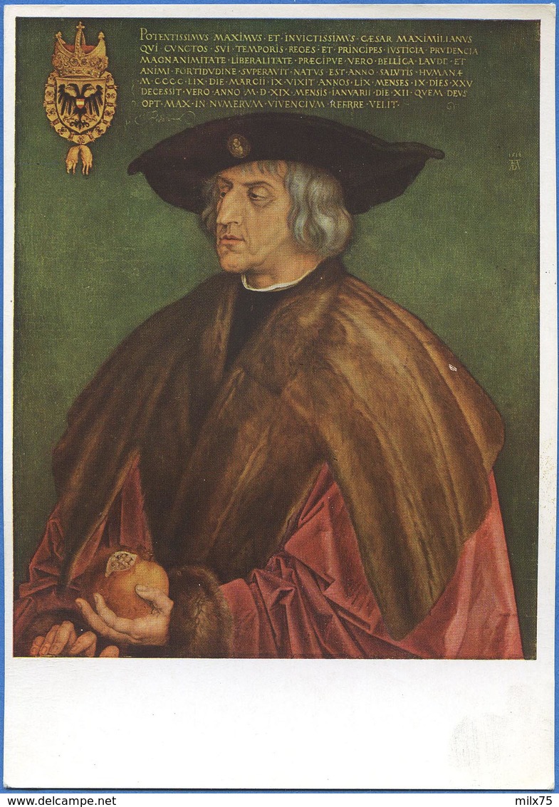 ALBRECHT DÜRER, Kaiser Maximilian I. (1459-1519) / The Emperor Maximilian I / L'Empereur Maximilian I - Peintures & Tableaux