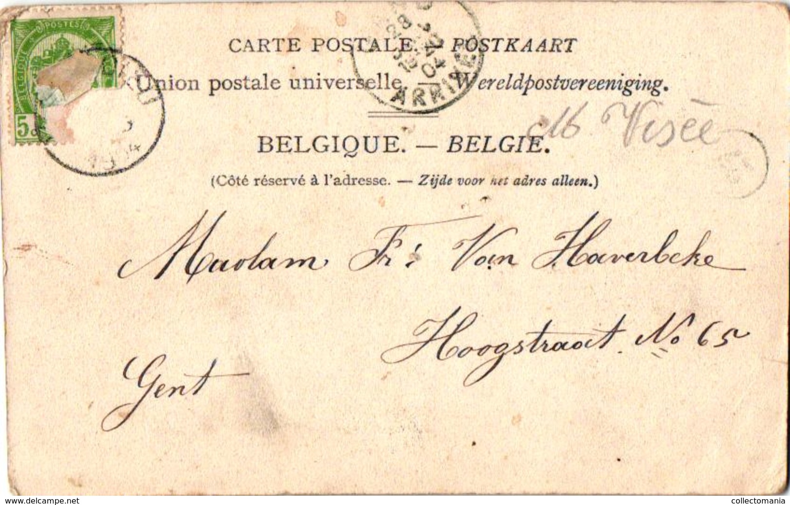 1 Oude  Postkaart  Hove        Wyninck Hoven  Uitgever  Herrmans N°148  1904 - Hove