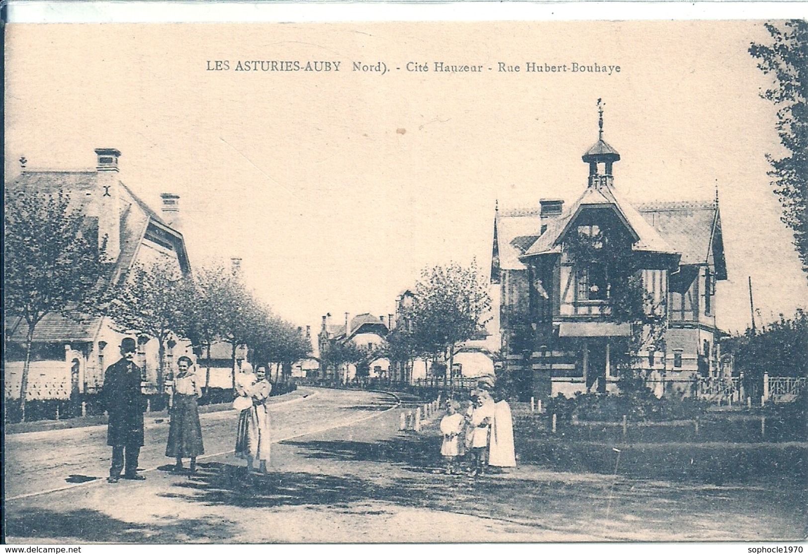 NORD - 59 - AUBY -LES ASTURIES - Cité Hauzeur - Rue Hubert Bouhaye - Auby