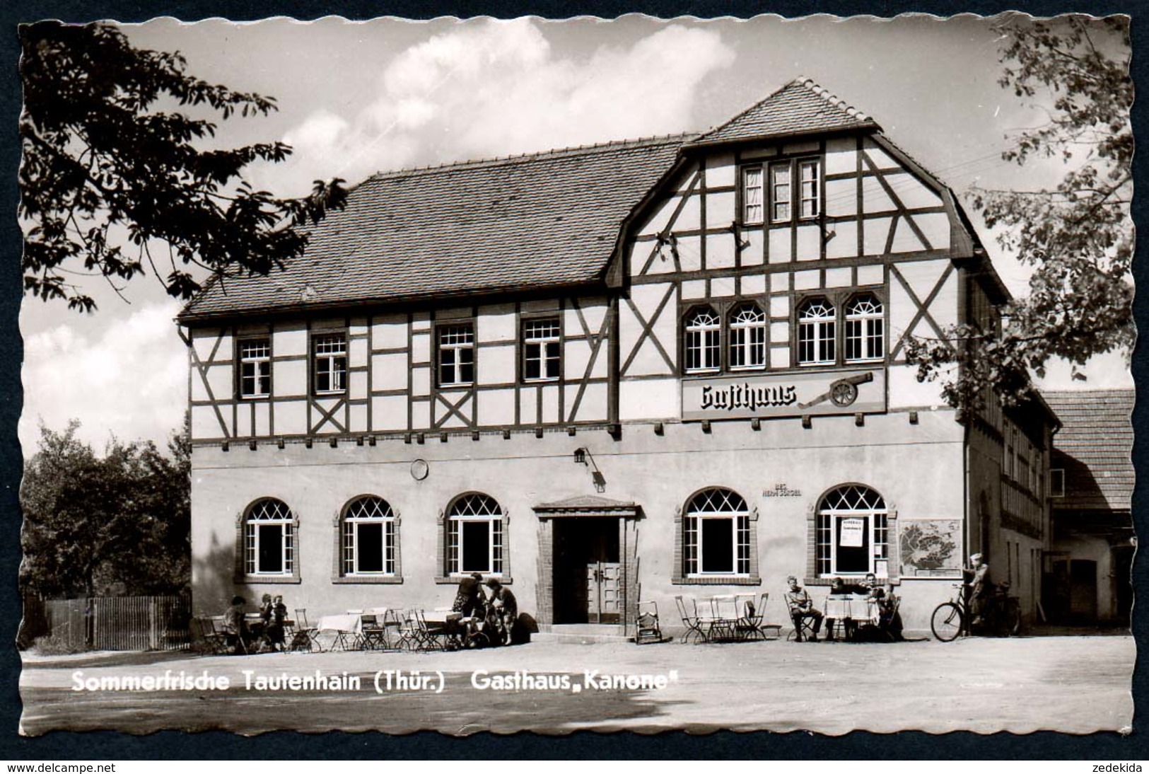 B5485 - Tautenhain - Gasthaus Kanone - Schincke Zeitz - Bad Klosterlausnitz