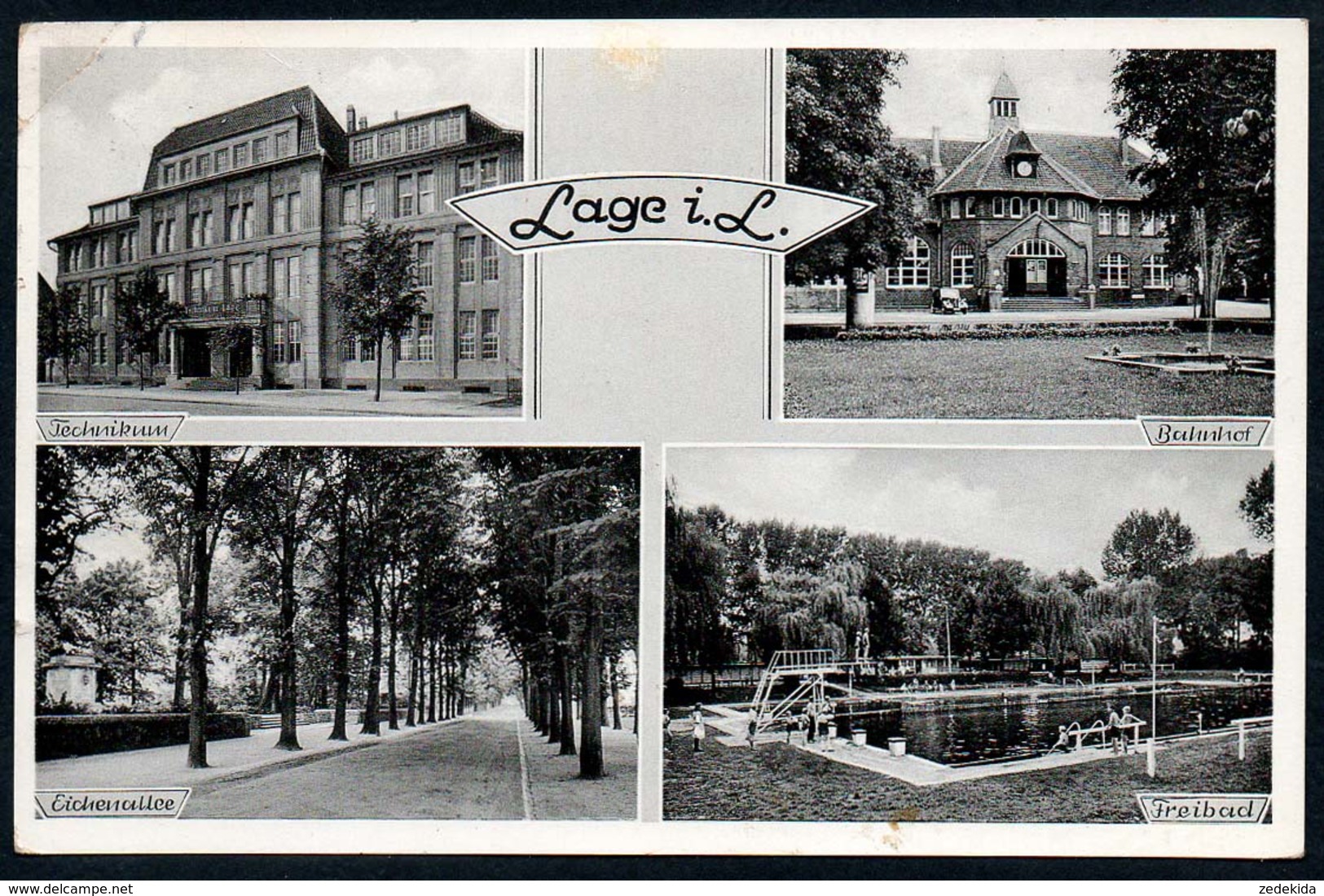 A6220 - Lage I. Lippe - Technikum Bahnhof Freibad - Cramer - Lage