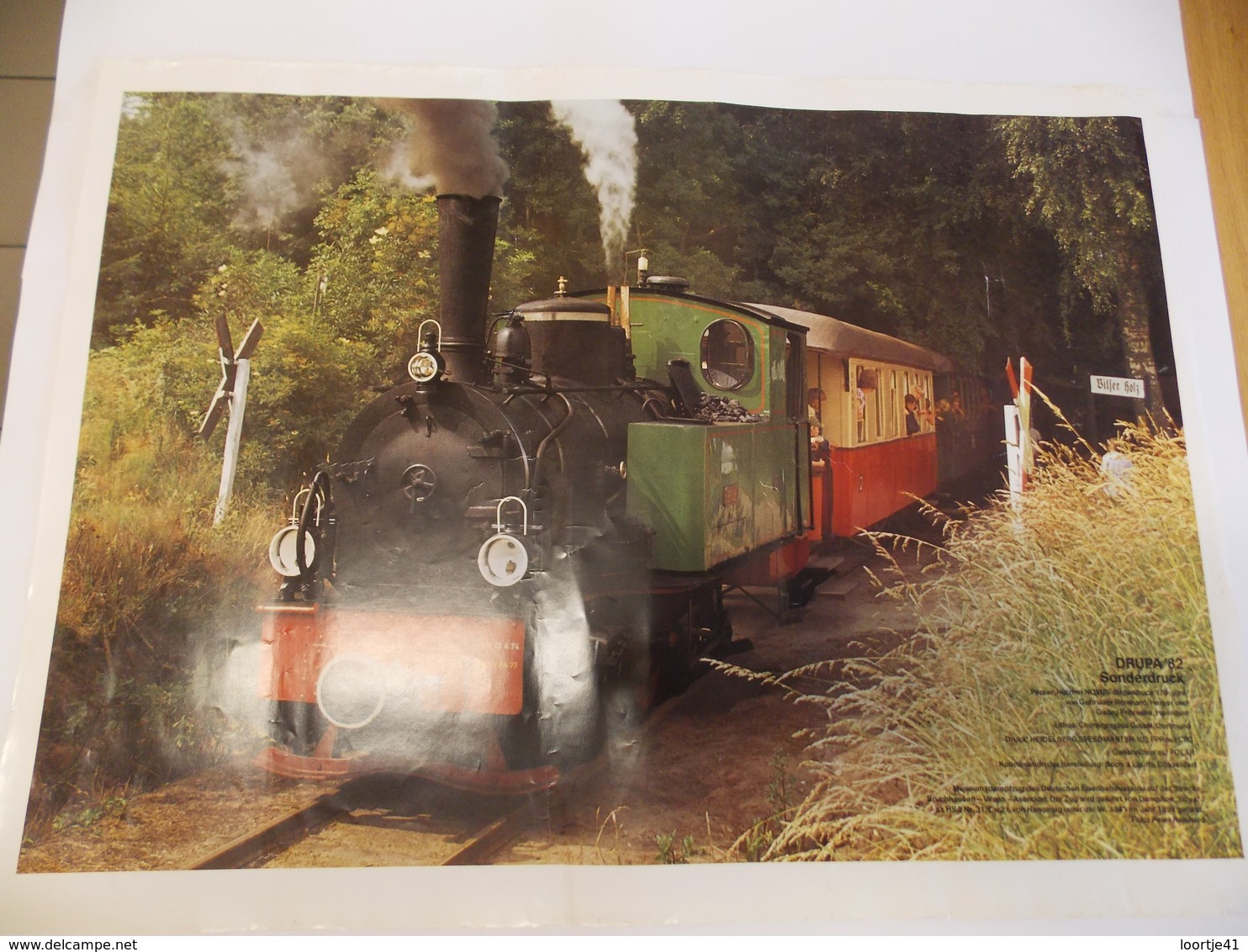 Affiche - Poster - Stoomtrein 1899 - Train - Dampfzug - Bruchhausen - Vilsen - Asendorf - Affiches