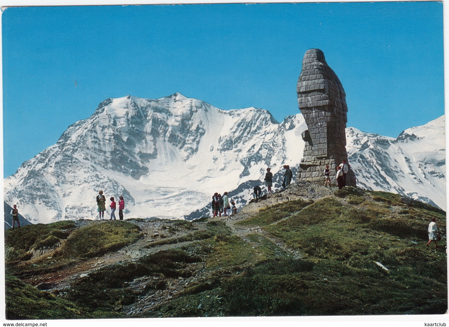 Der Adler Auf Dem Simplonpass. Denkmal An Grenzwacht 1939-1945 - Fletschhorn 3996 M. - (Suisse/Schweiz/CH)) - Simplon