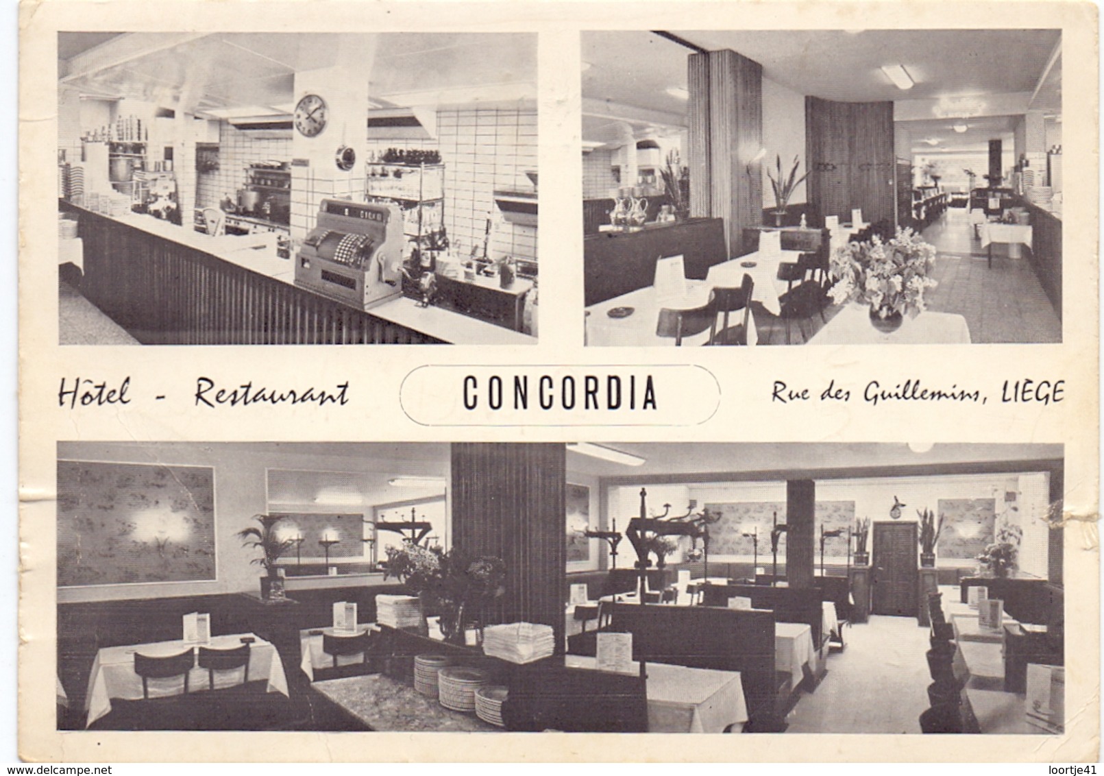 Hotel Restaurant Concordia - Liège - Prop. Somers - Bruyninckx - 1965 - Hotels & Restaurants