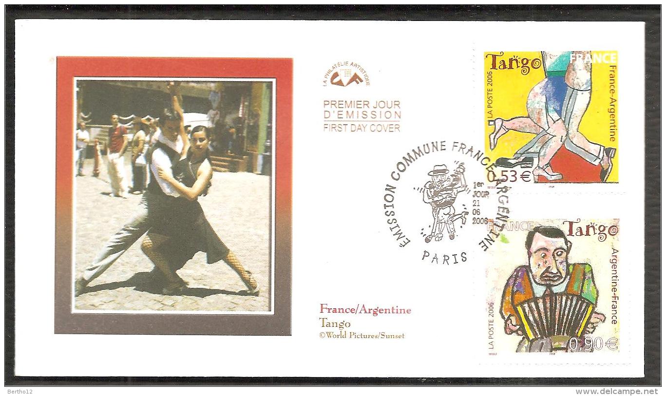 FDC 2006    FRANCE ARGENTINE - 2000-2009