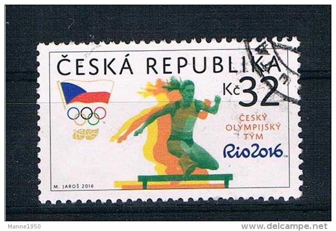 Tschechische Republik 2016 Olympia Einzelmarke Gestempelt - Oblitérés