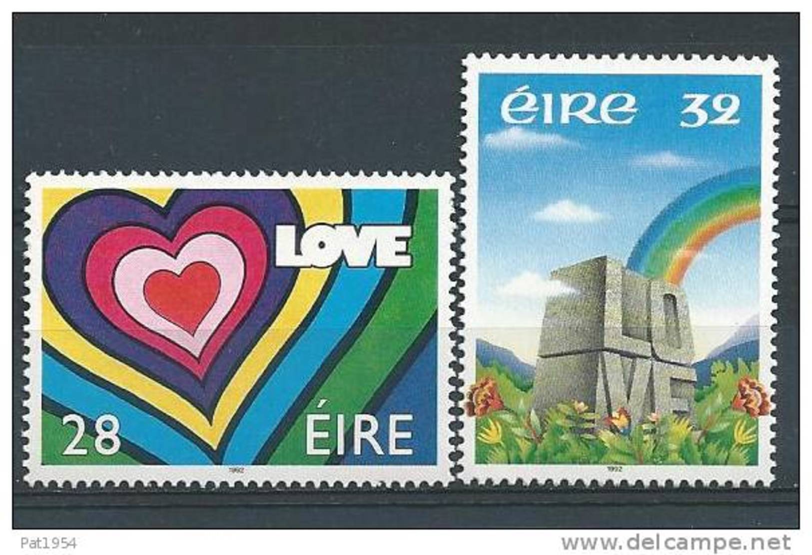 Irlande 1992 N°783/784 Neufs ** Messages D'Amour - Nuevos