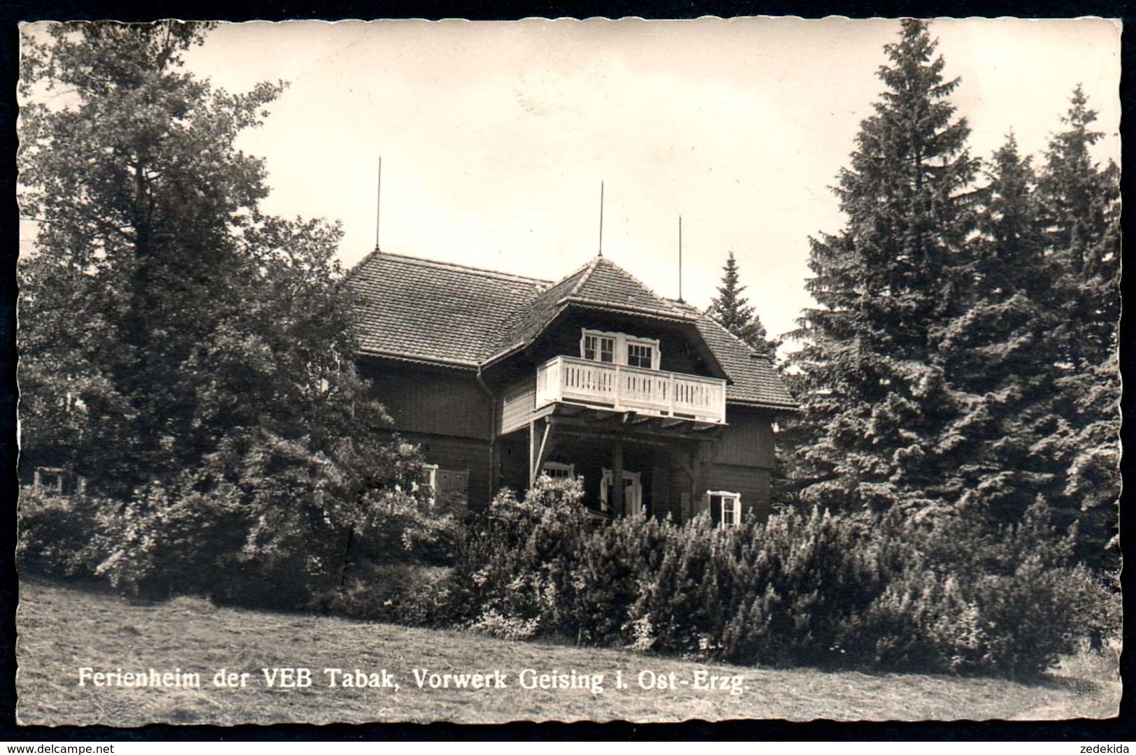 B5521 - Geising - Ferienheim VEB Tabak - W. Kenne - Geising