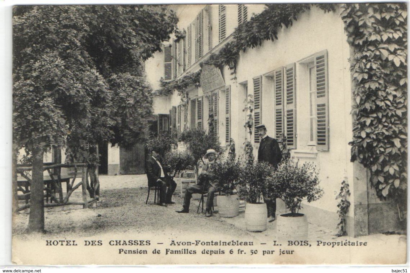 1 Cpa Avon - Hôtel Des Chasses - Avon