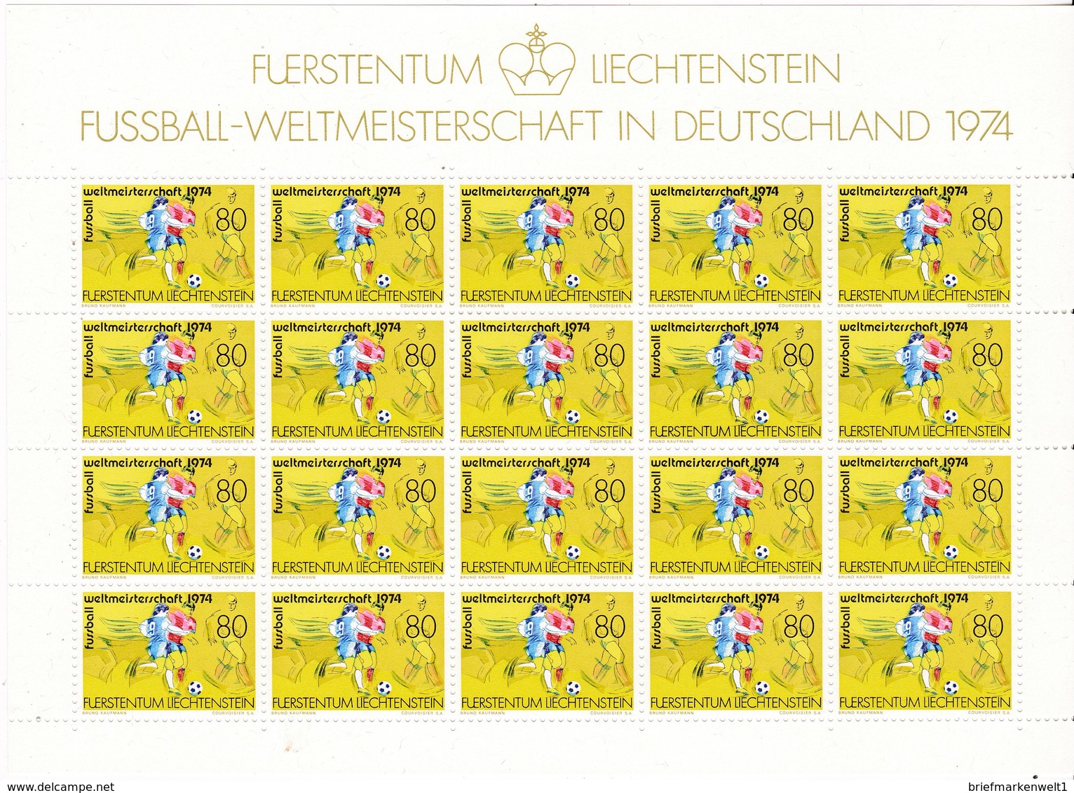 Liechtenstein, Kleinbogen Nr. 606** (K 3355) - Blocs & Feuillets