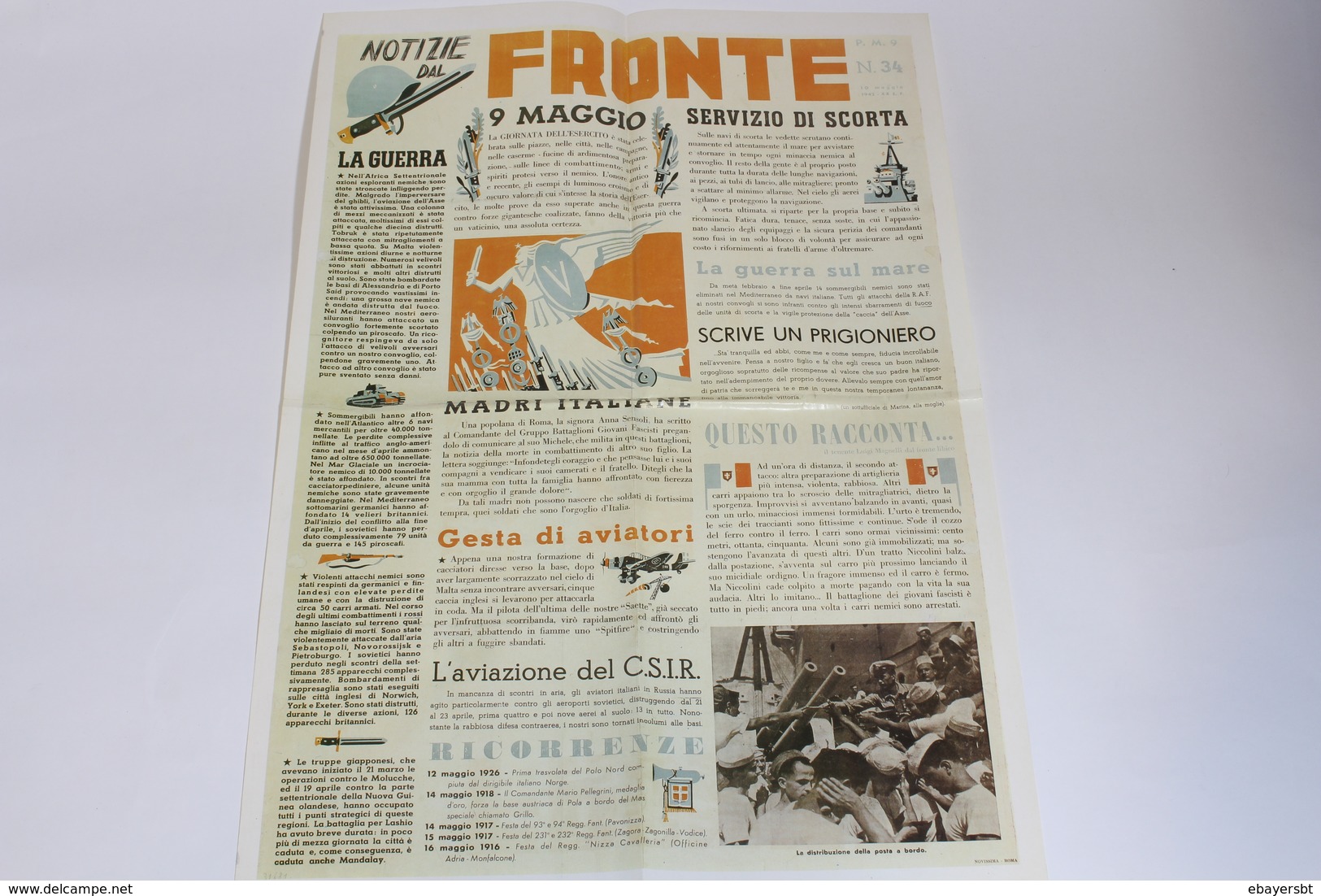 Lotto Manifesto Locandina Propaganda 2° Guerra Mondiale Fascismo 35x50 riproduzioni collezione storia vintage 12 pezzi