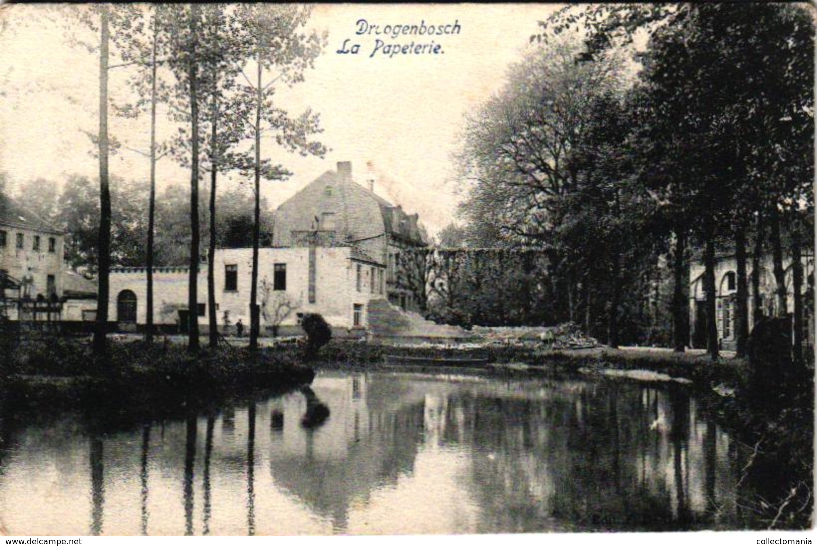1 Oude Postkaart Drogenbos  Droogenbosch La Papeterie    Edit.  De Clerck  1906 - Drogenbos
