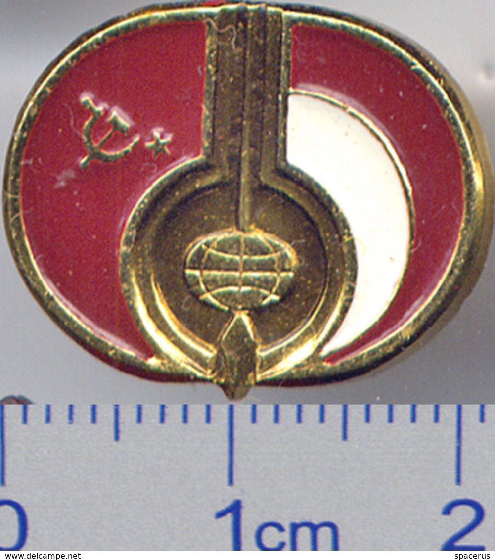 233-1 Space Russia Pin INTERKOSMOS USSR - Poland - Space