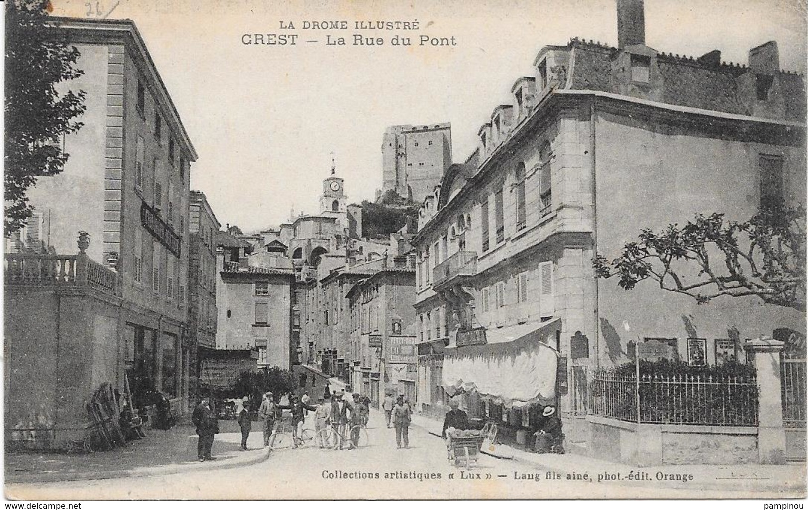 26 CREST - La Rue Du Pont - Animée - Crest
